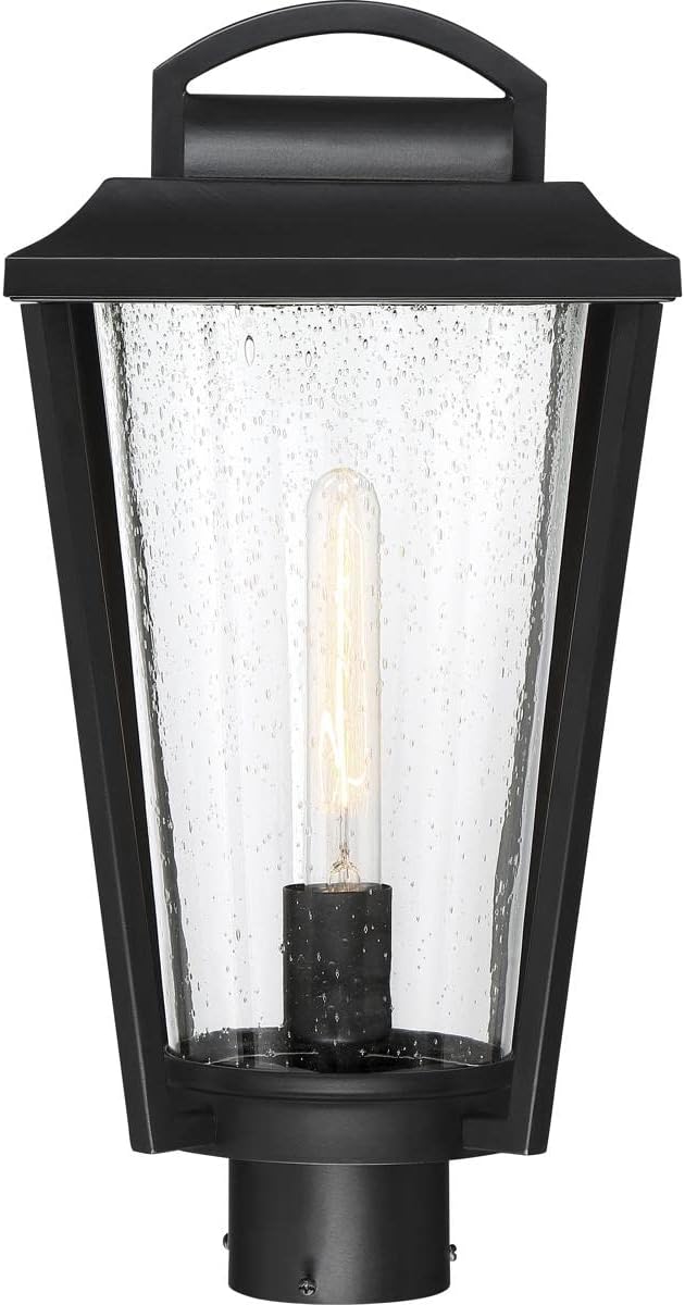 Nuvo 60/6514 Lakeview Lighting Fixture, 1Lt Hanging, Aged Bronze Finish with Clear Seed Glass