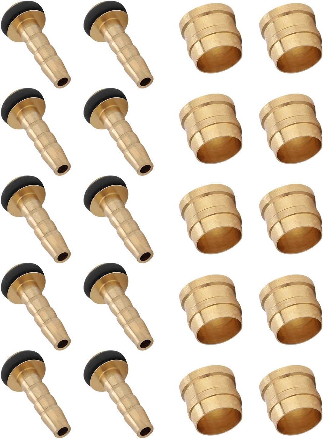 Tektro Olive Hose Olive Insert Bike Disc Brake Hose Insert,10 Set Hydraulic Disc Brake Hose Olive Connector Insert For Replacement Part
