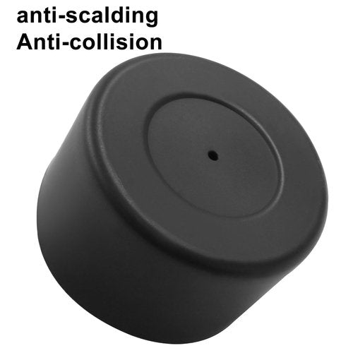 Coufce 2.8-3in Protective Silicone Boot Sleeve, Black Anti-Slip Bottom Cover for Hydroflask/Stanley/Simple Modern Cup
