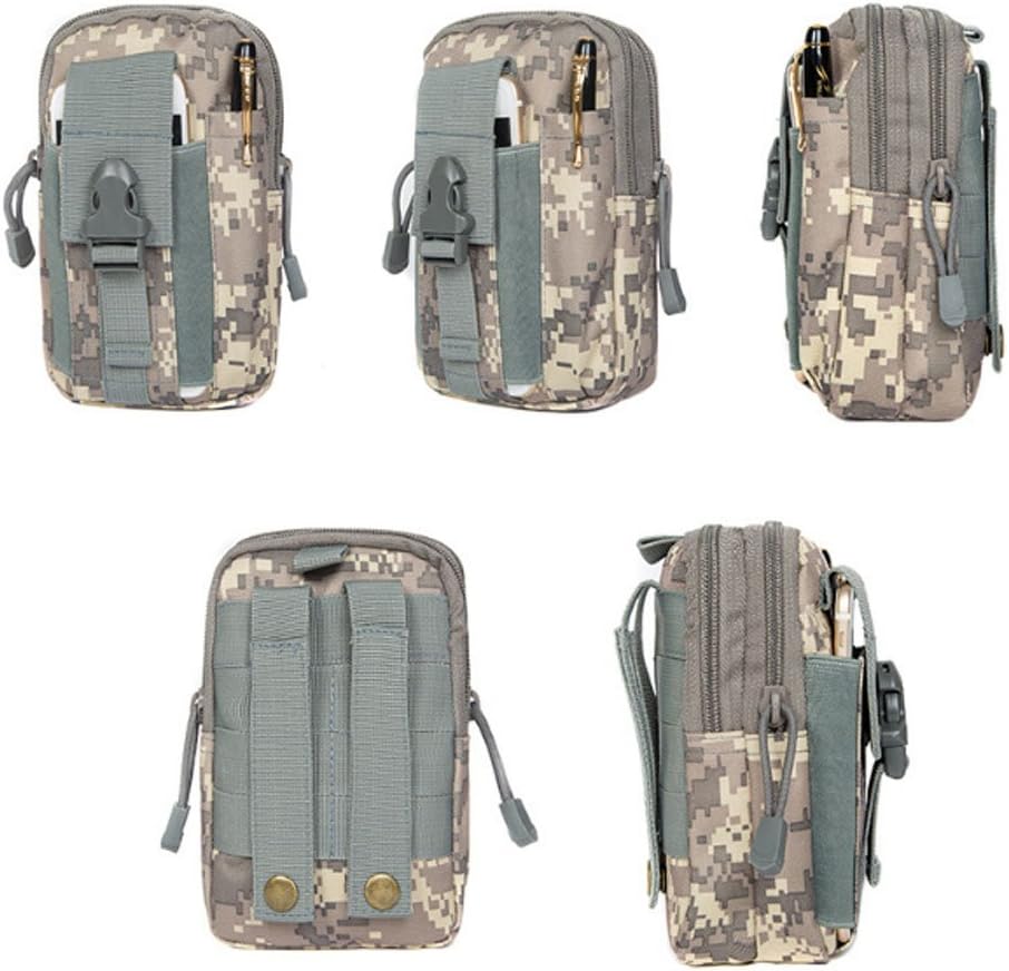 Small Multi-Purpose Poly Tool Holder EDC Pouch Waist Bag Military Nylon Utility Tactical Molle Pack Camping Hiking Pouch
