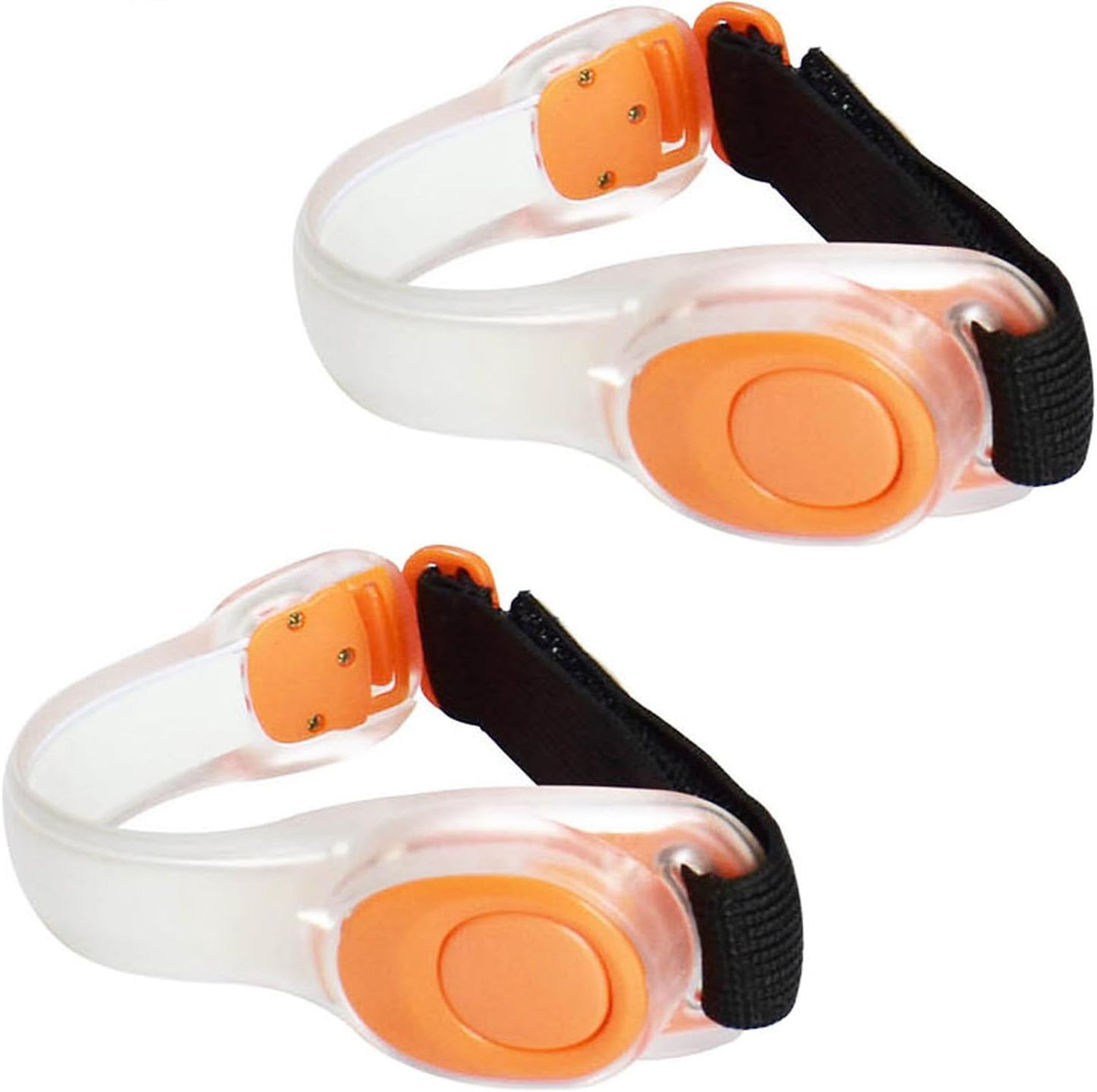Premium LED Light Up Armband, Reflective Adjustable Wearable Silicone Running Belt Strap/Waterproof Glow in The Dark for Running Jogging Walking Cycling Concert Camping Outdoor Sports