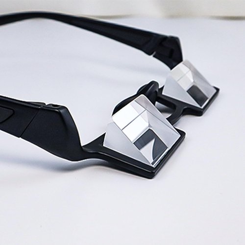 reiliva Belay Glasses for Rock Climbing, 90 Degree Upward Prism Glasses for Outdoor Climbing Light Weight Climbing Belay Glasses Prevent Neck Fatigue for Rock Climbers