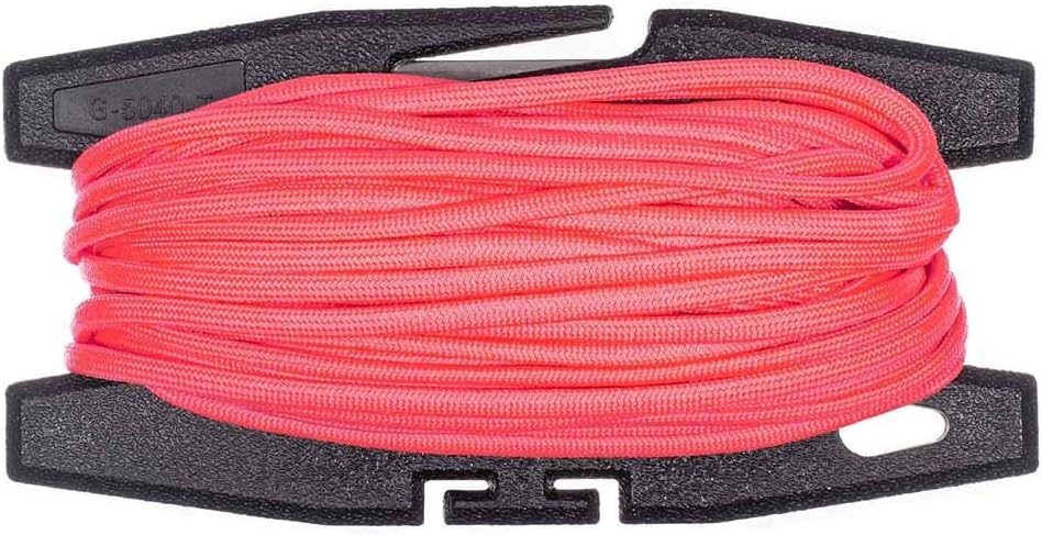 Paracord Spool Tool with 100 Feet of 550 7-Strand Parachute Cord