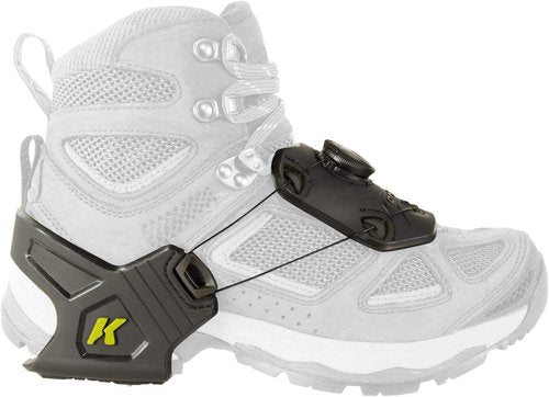 Korkers Ice Commuter Ice Cleats - Minimal and Lightweight - 11 Replaceable Steel Spikes - Black/Green