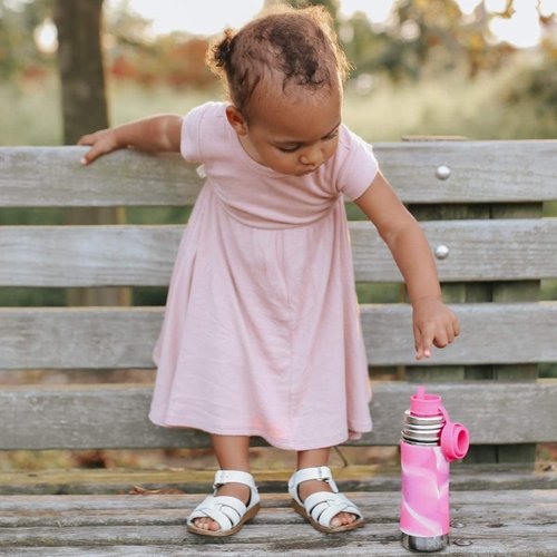 Pura Sport Big Mouth Silicone Sport Straw Top - Leak & Spill-Proof, Plastic-Free, MadeSafe Certified, Medical-Grade Silicone - Fits All Sport Bottles – Moss Straw