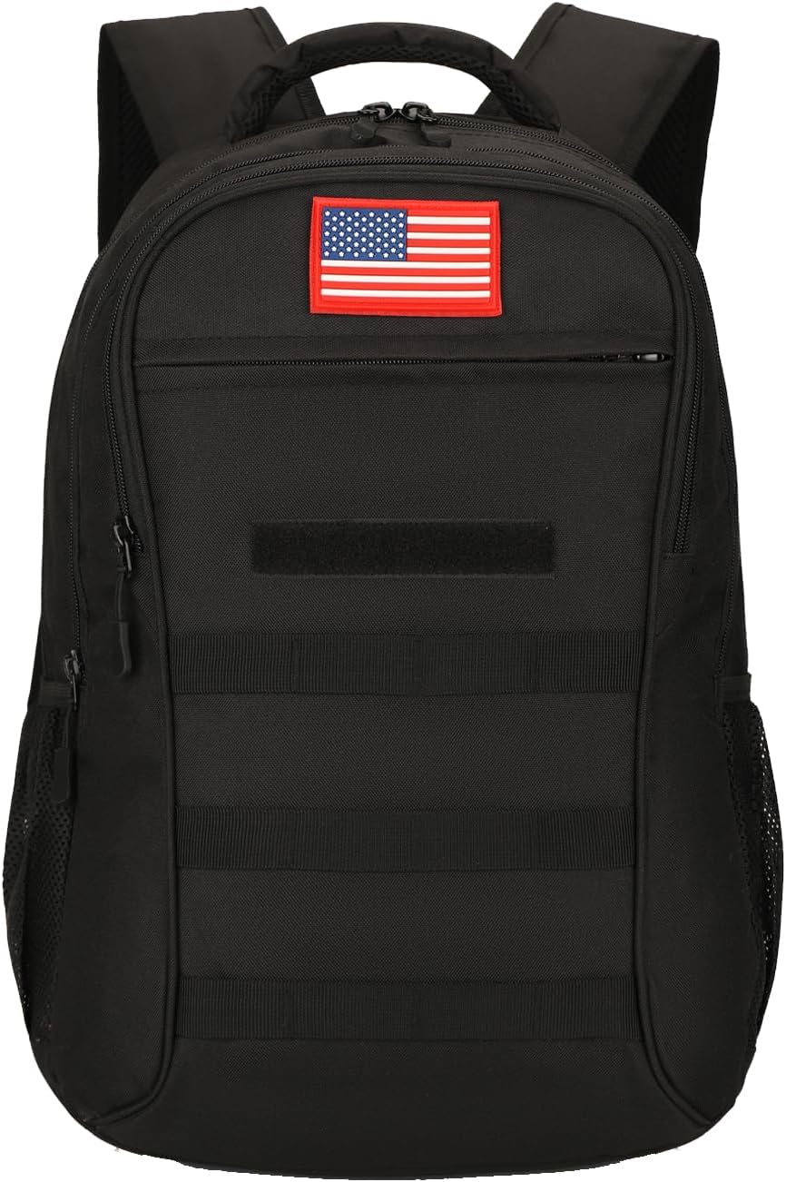 outdoor plus Camo Backpack,Military Boys Backpacks for School,40L Army Bookbag with USB Charging Port Waterproof