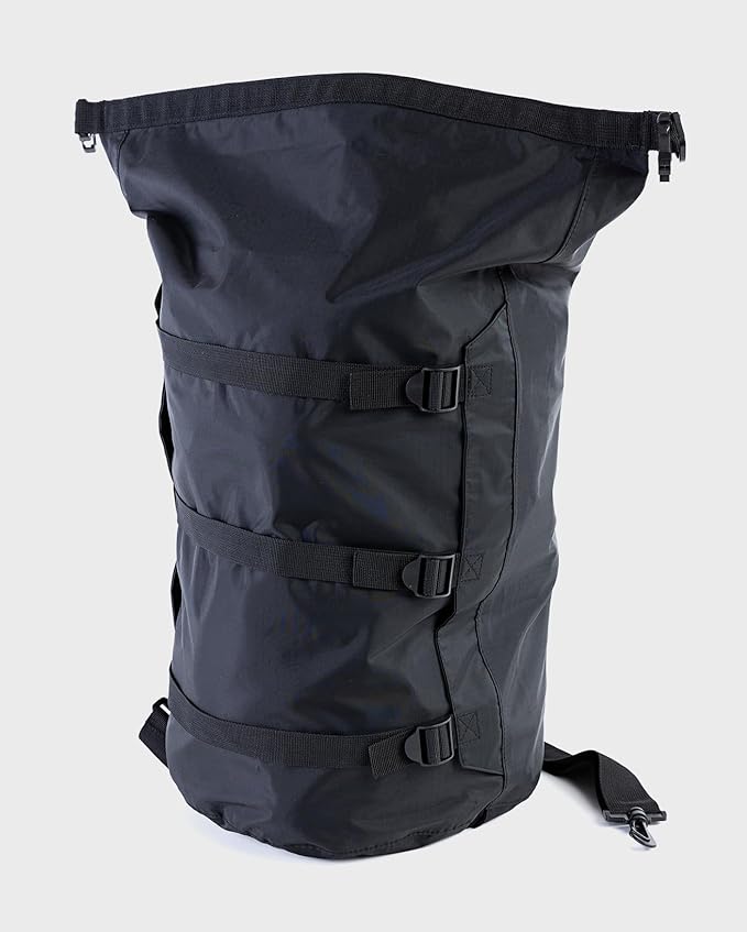 Dryrobe Travel Compression Bag - Large Compact Waterproof Bag for Swim Parka Storage - Swimming/Surfing/OCR - 33 L - Black