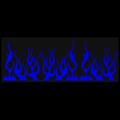 LiteMark Reflective Lemon Yellow Assorted 4 Inch Flames Sticker Decals for Helmets, Bicycles, Strollers, Wheelchairs and More - Pack of 9