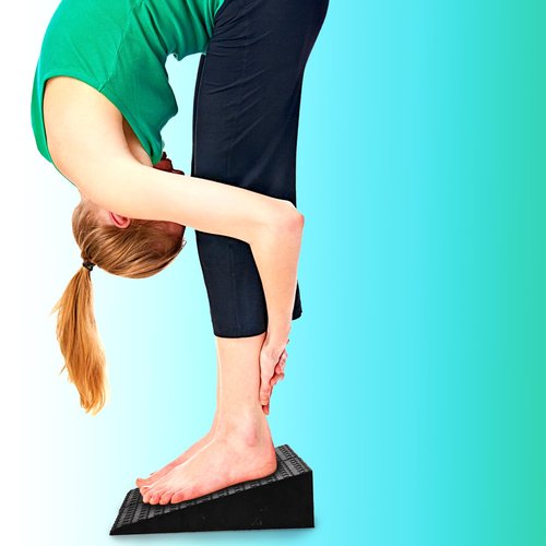 Yarlung 2 Pack Squat Wedge Block, Non-Slip Slant Board for Heel Elevated Squat, Calf Stretch, Home Gym, Enhance Mobility and Strength Performance
