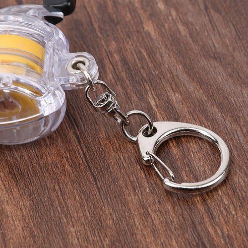 Ximimark 1 pcs Compact Retractable Fishing Reel Keychain – Durable, Portable Key Holder & Stylish Angler’s Accessory