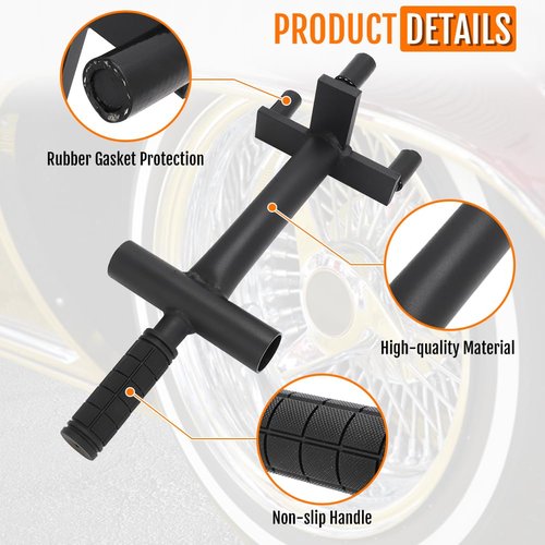 WIKIBB 3 Bar Lowrider Wire Wheel Knock Off Tool with Bar Suitable for Dayton Luxor Zenith China 3 Bar Wire Wheels Removal and Installation Tools