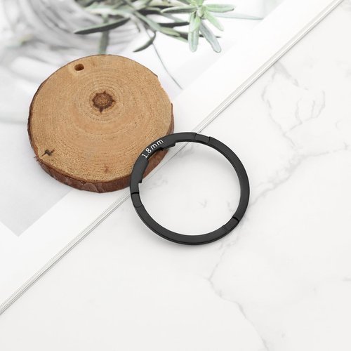 Create idea 2Pcs Bicycle Flywheel Cassette Spacer 1.8mm Flywheel Gasket Compatible with Shimano 8 9 10 11 Speed ??Mountain Bike 40.5x34.7mm Black