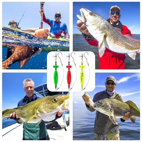 YOTO Santee Cooper Rig, Catfish Rig for Bank Fishing, Catfishing Tackle Rattler Floats, Chunky Rigs Catfish Equipment