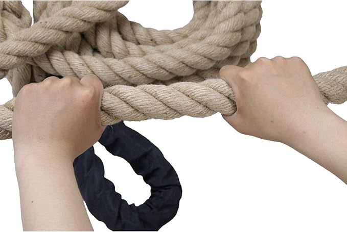 Perantlb Outdoor Climbing Rope for Fitness and Strength Training, Workout Gym Climbing Rope, 1.5'' in Diameter, Length Available: 8,10, 15, 20, 25, 30,40, 50 Feet…