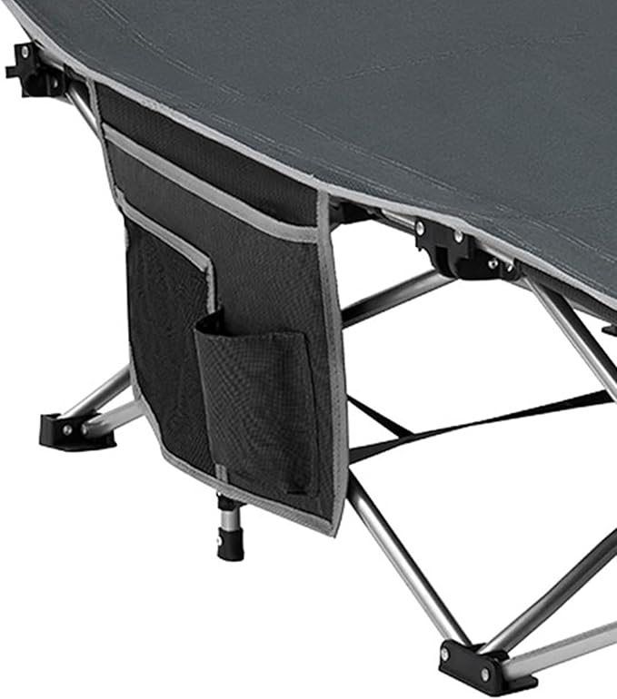 KingCamp Folding Camping Cot for Adults,Portable Sturdy Sleeping Cot with Carry Bag Outdoor Lightweight Camping Bed Support 264 lbs,Large Outdoor Foldable Travel Cots for Camping Beach Home Nap