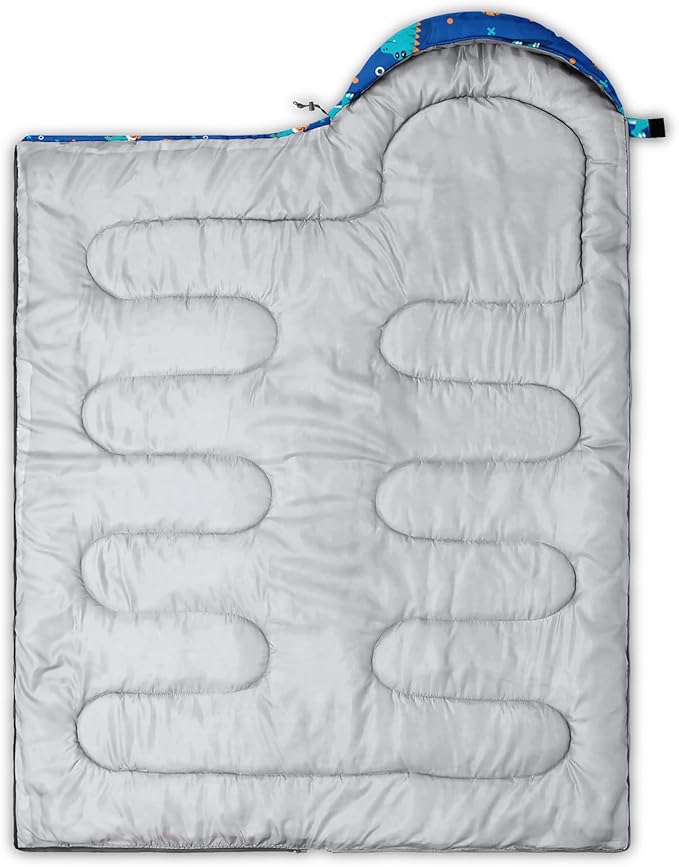 AILONEN Boys Sports Camping Sleeping Bags,Lightweight & Waterproof,3 Season Warm & Cool Weather,Black Player Basketball Sleeping Bags for Kids Adults,Travelling,Outdoors