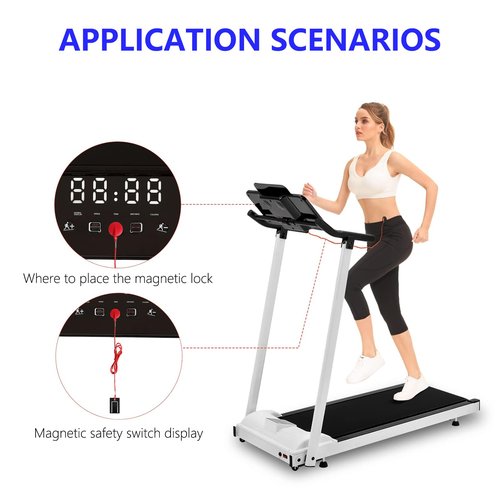 Treadmill Magnetic Lock Universal Magnetic Safety Switch Emergency Stop Treadmill Accessories Suitable for Most Treadmills