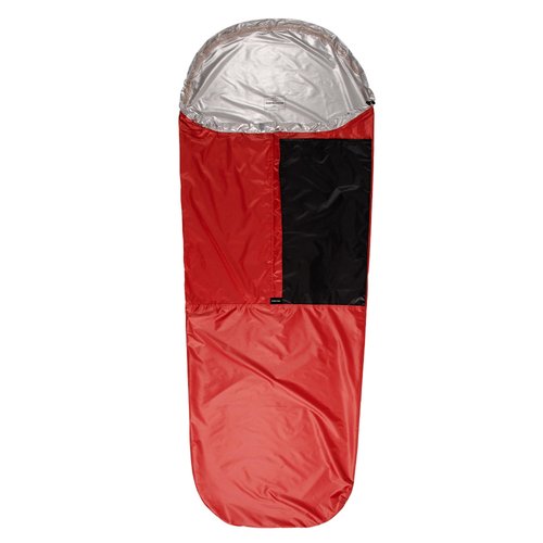Sanmum Ultralightweight Bivy Sack, Ventilate Sleeping Bags - Compact, Lightweight, Waterproof, Reusable, for Adventure, Camping & Emergency (Red)