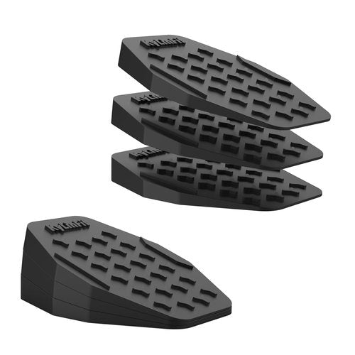 Squat Wedge Block 6PCS Set Adjustable Non-slip Squat Ramp - Calf Stretcher Slant Board - yoga blocks,For Heel Elevated Squat,Weight Lifting,Calf Stretcher, Deadlift Squat,Improve Mobility, Balance, and Strength,Non-Slip, Versatile Trainer Aid