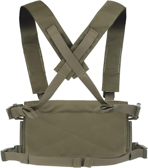 Camouflage Tactical Vest Airsoft Ammo Chest Rig 5.56 9mm Magazine Carrier Combat Tactical Military