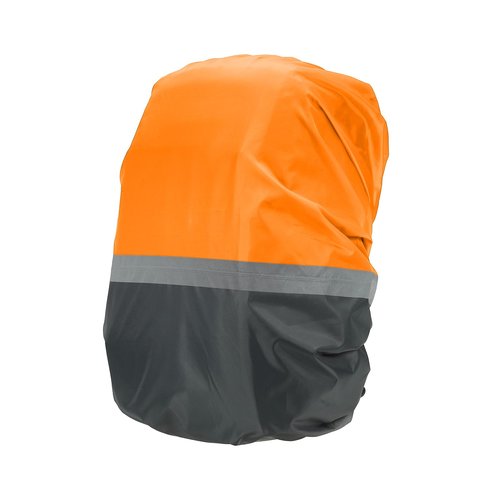 PATIKIL 58-70L Waterproof Backpack Rain Cover, Non-Slip Ultralight Backpack Cover with Reflective Strip for Hiking Camping Traveling Cycling, XL, Grey Orange