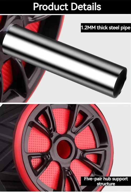 Ab Roller Wheel for Core & Abdominal Workout – Fitness Equipment for Men & Women, Home Gym Exercise Wheel with Knee Pad – Strength Training Gear for Abs & Core