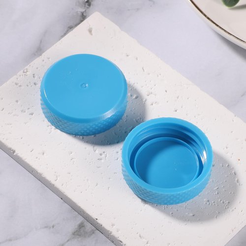 PEUTIER 2pcs Cap Lids, Water Bottle Cap Lid Replacement Water Bottle Accessories for Cirkul Water Bottle Plastic & Metal Bottles (Blue)