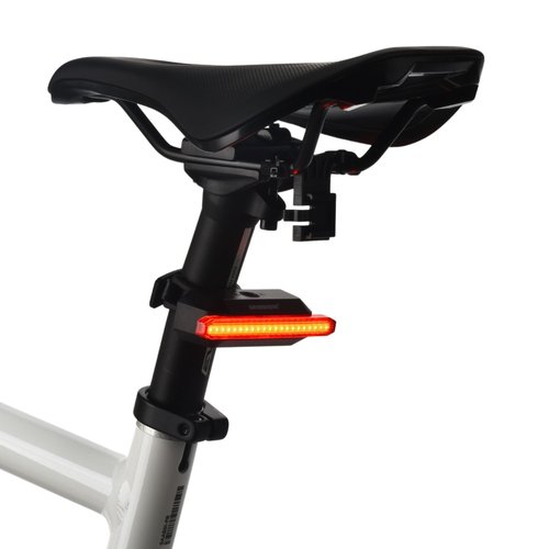 SHARKODIN Smart Bike Rear Light 60 Lumens Tail Light 230 Degree Visibility, 1000m Viewable Range, USB Rechargeable Smart Bike Break and Motion Sensing Light, for Road Gravel MTB and Urban Cyclists