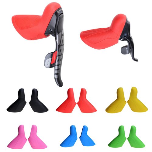 SUKOUSRAM Bike Brake Lever Hoods Compatible with S RAM Red Force Rival 11/22 Speed Model Silicone Protective Covers