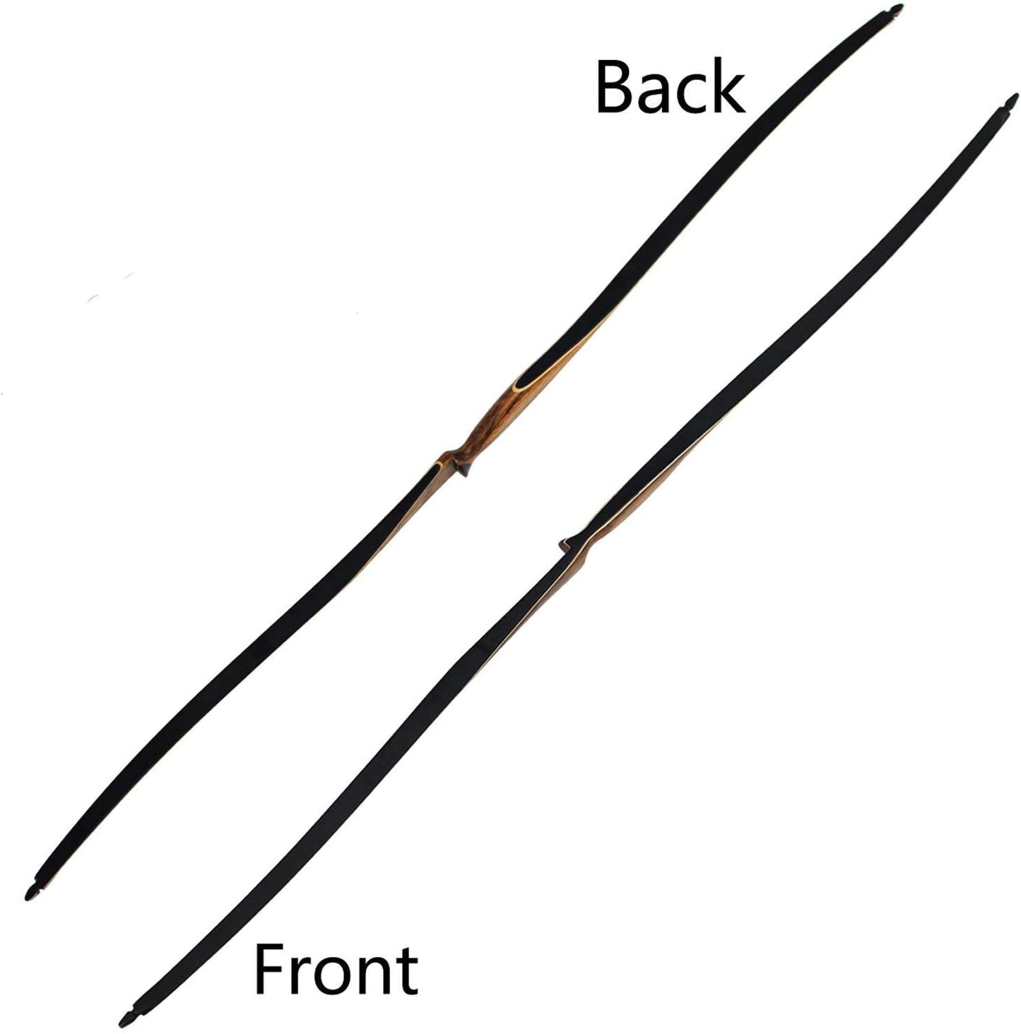 Topbows Sparrow 54" Traditional Long Bow 20-35LBs Draw Weight One-Piece Longbow Recurve BowRight Hands for Beginner Women Teens