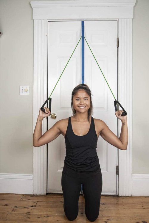 Door Anchor Strap, Resistance and Exercise Band Door Anchor is Made for Home Exercise. Easy Set up and Simple to use.
