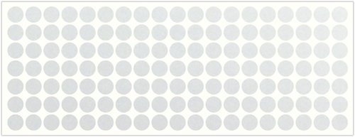 LiteMark Reflective White 0.5 Inch Dot Sticker Decals for Helmets, Bicycles, Bike - Pack of 133 Pcs