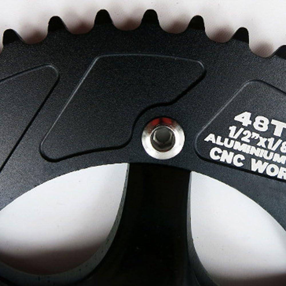 SENQI Bicycle Chain Wheel Fixed Gear 48T Aluminum Alloy CNC Cycling Racing Bike Accessories with Crank