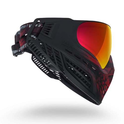 Virtue VIO Ascend Thermal Paintball Goggles/Masks (Red Skull LE), Adjustable