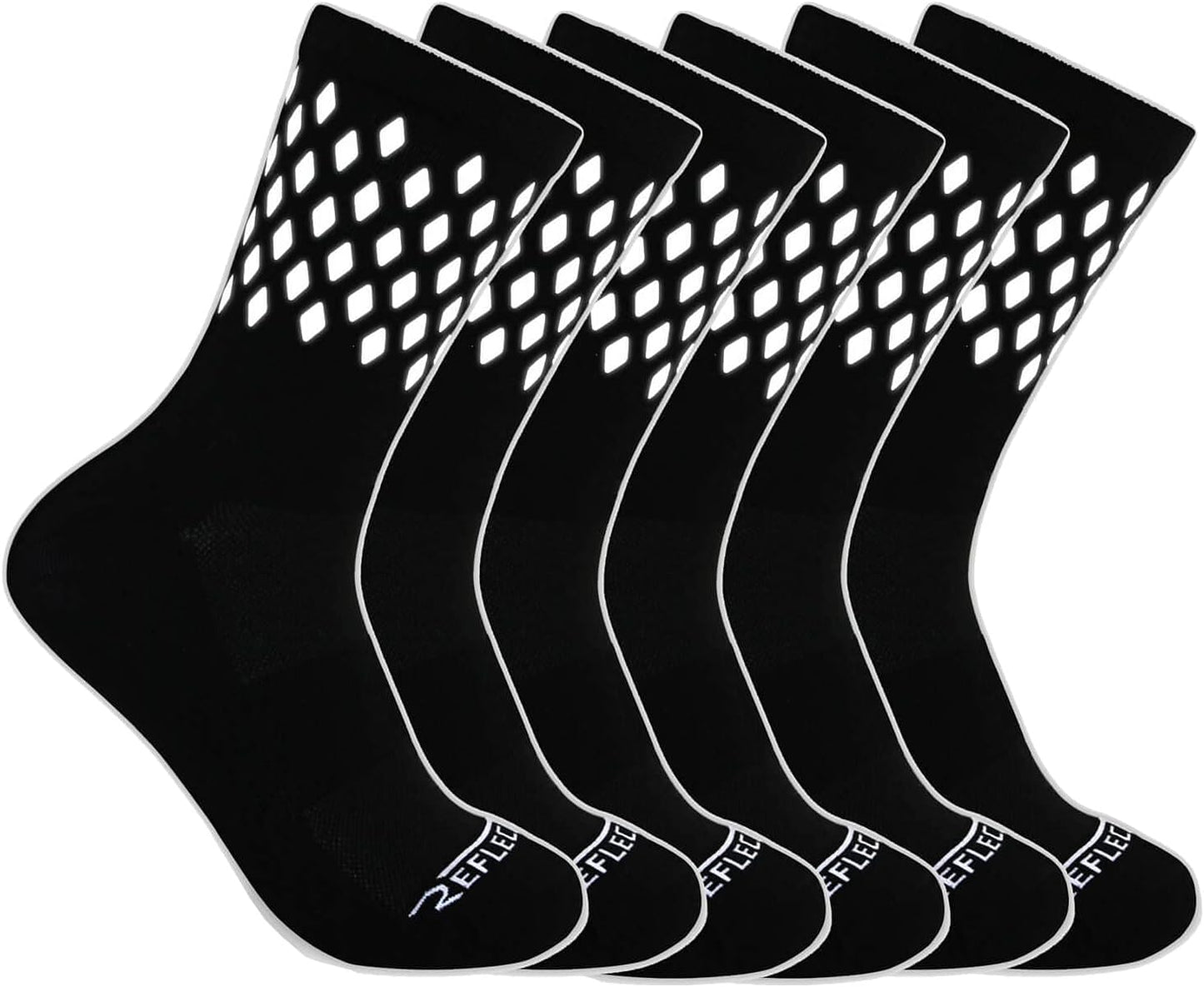 Reflective Socks - High Visibility Sports Socks Cushioned, Biomotion Safety Gear for Outdoor Athletes