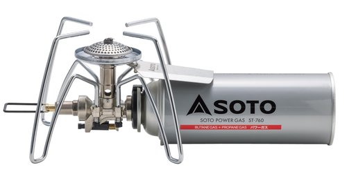 SOTO Regulator Camping Stove, Single Burner Butane Stove, Portable Backpacking Stove for Outdoor Cooking, Camping, Hiking - Stealth Igniter Installed. Shipped empty.