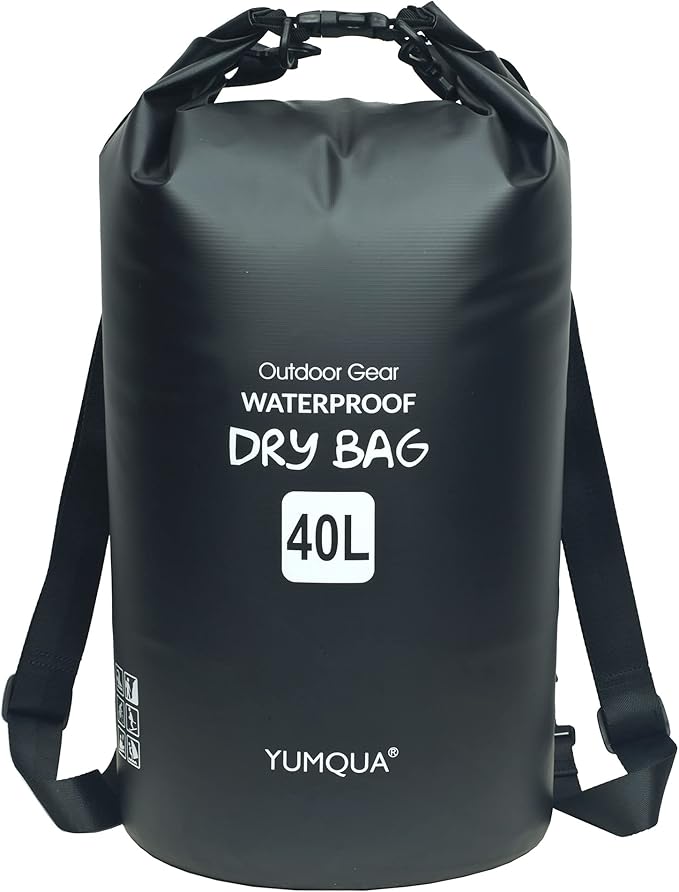 Waterproof Dry Bag Backpack 5L/10L/20L/30L/40L, Roll Top Floating Waterproof Storage Bags for Kayaking, Boating, Swimming, Hiking, Camping and Fishing