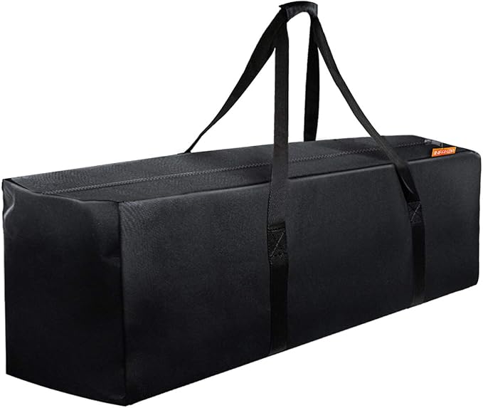 INFANZIA Duffel Travel Sports Equipment Bag, Long Luggage Bag with Upgrade Zipper Water Resistant, Extra Large Foldable Storage Bag for Camping, Tent, Tripod, Fishing(47x15x17 inch,1PCS)