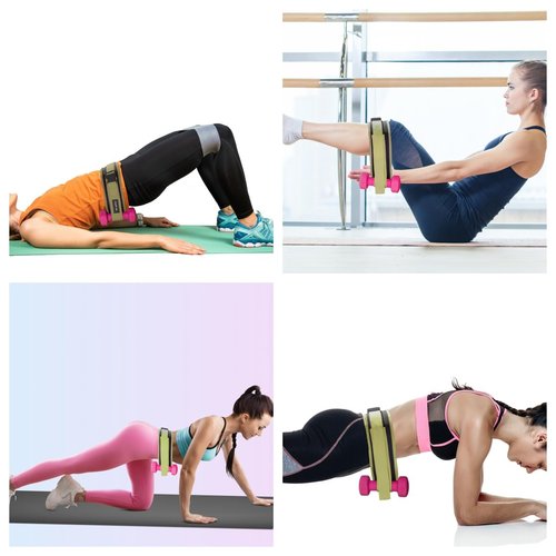 Dumbbell Hip Thrust Belt,Thick Padding Booty Belt for Hip Thrust,Dumbbell Belt for Hip Thrust,Glute Trainer and Booty Builder Green