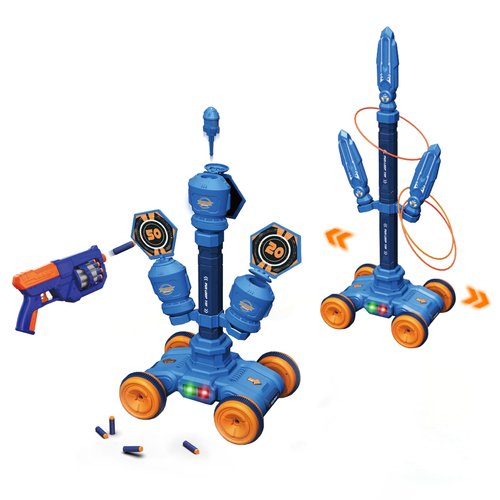 RedCrab Moving Target for Kids, Ring Toss 2-in-1 Moving Target Set with 3 Targets, Kids Shooting Games Toys, Sporting Games for Boys and Girls Ages 3+ Years Old