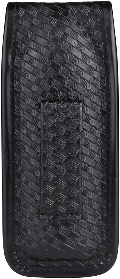 ROCOTACTICAL MK4 Hidden Snap OC Spray Pouch, Top Flap, Basketweave Black, Holster Only