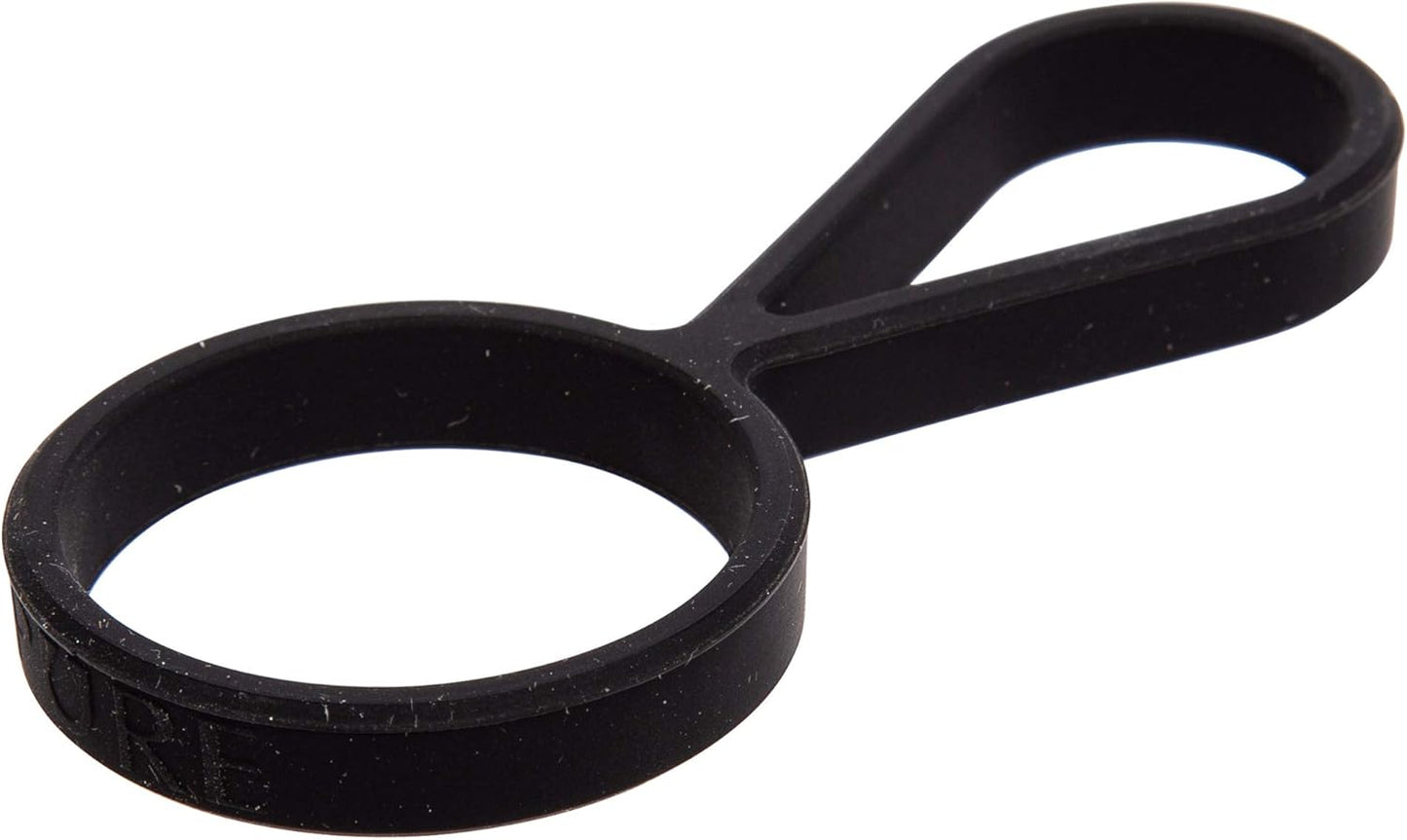 Pure - 70551DC-BK PURE Water, 1.25 x 3 inches, Black Easy and Convenient Durable Simple Silicone Bottle Holder