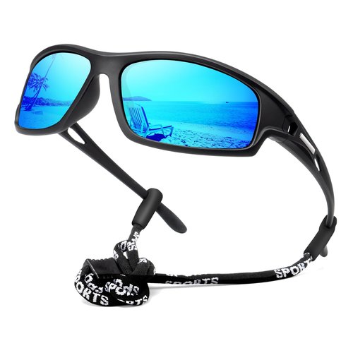 NSSIW Polarized Sunglasses-for-Men-Women Sports Mens-Sunglasses: Wrap Around Sun Glasses UV400 Running Fishing Golf