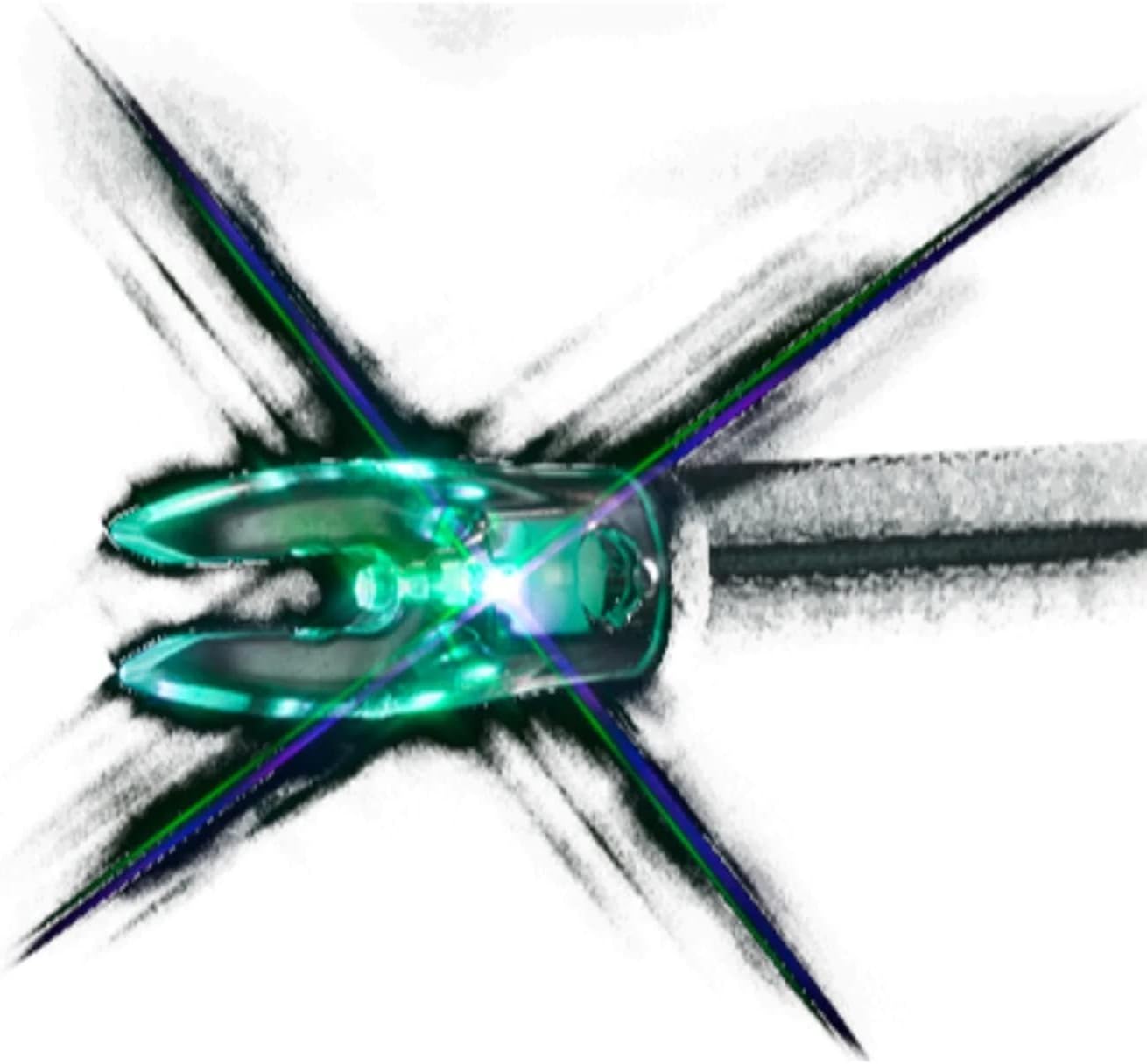 Nockturnal Fit Universal Size Green Lighted Arrow Archery Nocks, 3 Pack