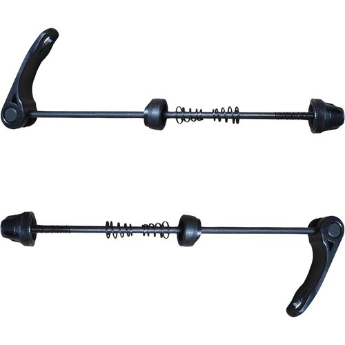 1Pair Blue-Black Bike Wheel Hub Front and Rear Skewers Clip Quick Release Bolt Lever Axle Set Mountain Bicycle Accessories for Mountain Bike Hubs Wheels and Accessories