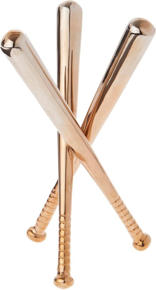 Bard's Gold Ball Holder, Baseball, 4.75" H x 2.625" W x 2.625" D