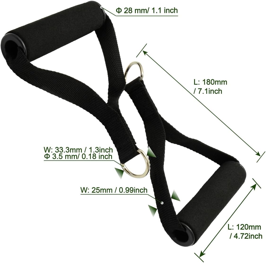 Resistance Loop Exercise Bands for Home Fitness & Strength Training - Elastic Workout Bands for All Ages