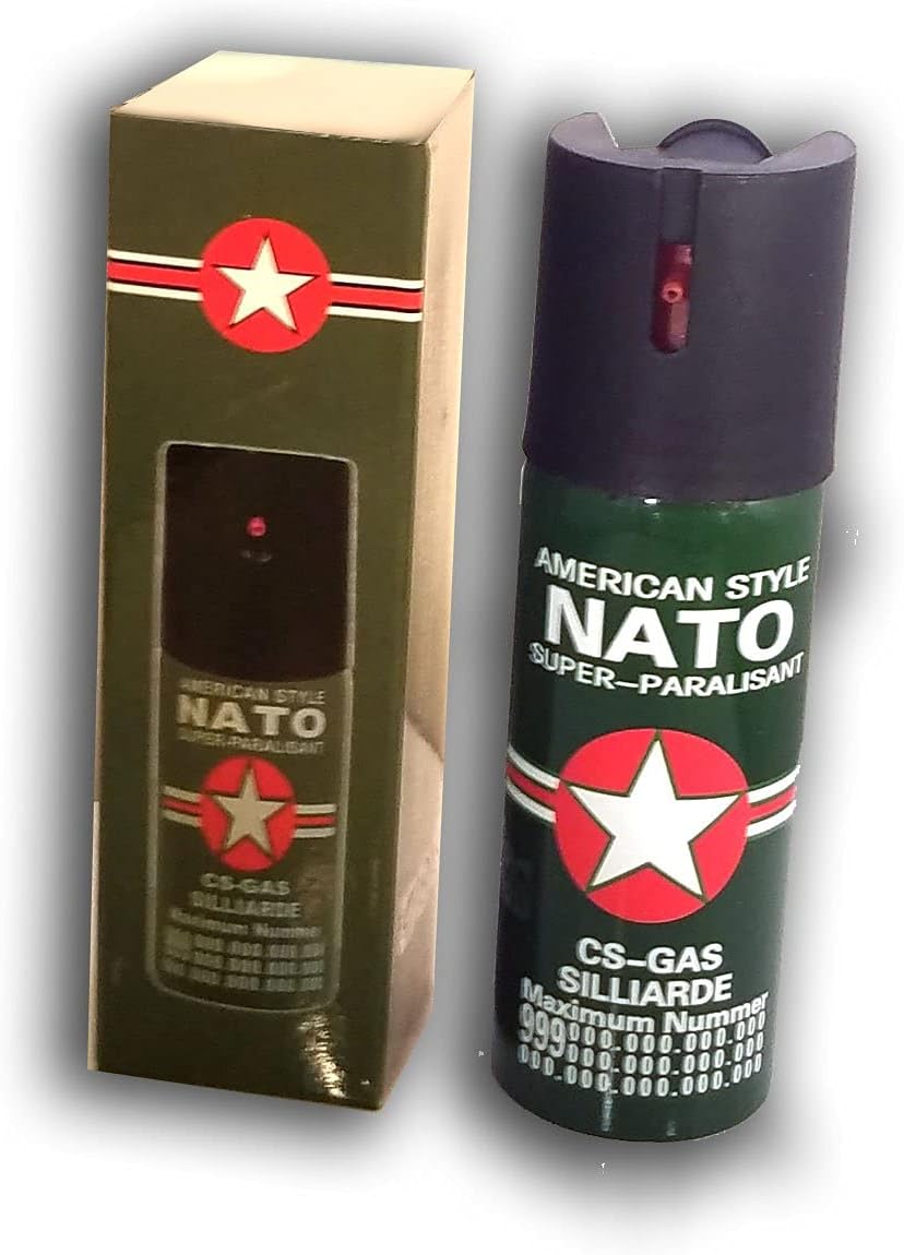 NATO American Style Super-Paralyzing Self Defensive Body Protect Aerosol Type. 60ml