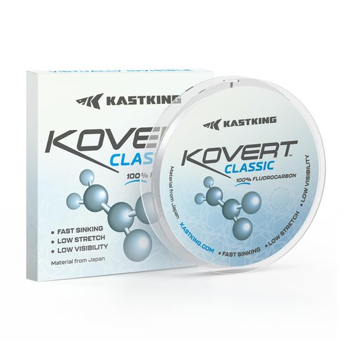 KastKing Kovert Classic Fluorocarbon Fishing Line, 20LB 50Yd