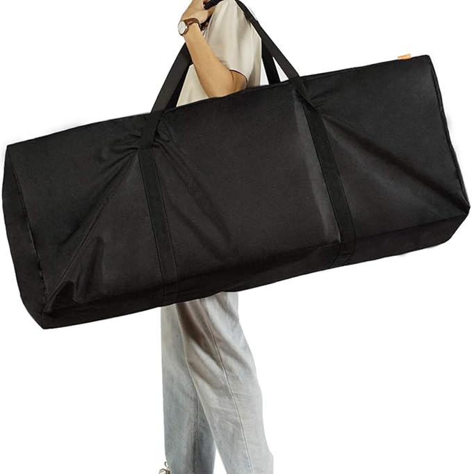 INFANZIA Duffel Travel Sports Equipment Bag, Long Luggage Bag with Upgrade Zipper Water Resistant, Extra Large Foldable Storage Bag for Camping, Tent, Tripod, Fishing(47x15x17 inch,1PCS)